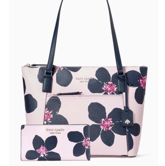 kate spade Handbags - Kate Spade Cameron Grand Flora Pocket Tote Wallet
